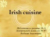 Irish cuisine