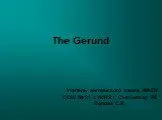 The gerund
