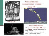 Автоматическая межпланетная станция «Луна-17». Стартовала 10 ноября 1970 года 17 ноября станция прилунилась в Море Дождей «Луноход-1» съехал на лунный грунт и начал свою работу. АМС«Луна-17». Посадка АМС «Луна-17»