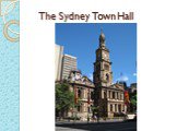 The Sydney Town Hall
