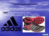 Легкая промышленность. Adidas — германский промышленный концерн, специализирующийся на выпуске спортивной обуви, одежды и инвентаря. Генеральный директор компании — Герберт Хайнер. Самая известная компания Германии-это Адидас