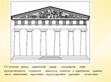 По мнению греков, дорический ордер - воплощение идеи мужественности, строгости, простоты, колонны в дорических храмах часто заменялись мужскими скульптурными группами - атлантами.