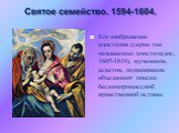 Его изображения апостолов (серии так называемых апостоладос, 1605-1610), мучеников, аскетов, подвижников объединяют поиски бескомпромиссной нравственной истины.