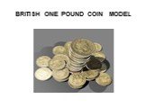 BRITISH ONE POUND COIN MODEL