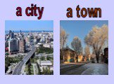 a city a town
