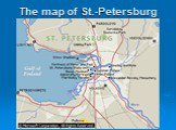 The map of St.-Petersburg