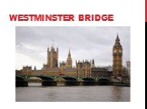 Westminster bridge
