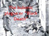 The bubonic plague or “Black Death”