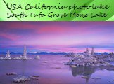 USA California photo lake South Tufa Grove Mono Lake