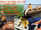 Rivers and lakes are rich in valuable fish: Siberian sturgeon, sturgeon, salmon, peled, pike, perch, carp, burbot, sterlet