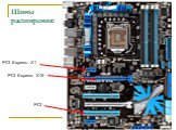 Шины расширения: PCI Express X16 PCI Express X1 PCI