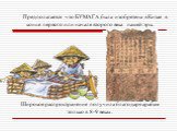 Предполагается что БУМАГА была изобретена в Китае в конце первого или начале второго века нашей эры. Широкое распространение получила благодаря арабам только в 8-9 веках.