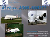 Airbus А300-600ST*. Airbus A300-600ST был предназначен для перевозки частей самолёта Airbus *ST- THE SUPER TRANSPORTER