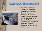 пороги и водопады (около 32) в нижнем течении реки Конго (Заир), между гг. Киншаса и Матади. Длина 360 км; падение 220 м. Крупные ГЭС Инга. В обход водопадов Ливингстона построена железная дорога. Названы по имени Д. Ливингстона. Водопады Ливингстона