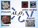 AL2O3 Глинозём Корунд сапфир рубин Боксит