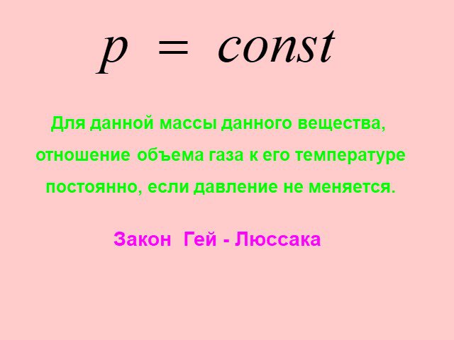 Презентация по физике 10 класс газовые законы