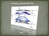 Рис. 1. Принцип действия TFT LCD