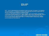 BMP. BMP - формат хранения растровых изображений. Изначально формат мог хранить только аппаратно-зависимые растры, но с развитием технологий отображения графических данных формат BMP стал преимущественно хранить аппаратно-независимые растры. С форматом BMP работает огромное количество программ, так 