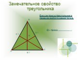 Биссектрисы треугольника пересекаются в одной точке.