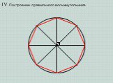 IV. Построение правильного восьмиугольника.