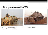 Вооружение НАТО Хаммер (HMMWV) Танк М60