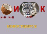 НОВОСИБИРСК К=Н К=В И А=И К