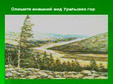 Опишите внешний вид Уральских гор