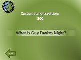 What is Guy Fawkes Night? Customs and traditions 500