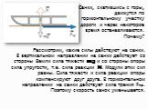 Санки, скатившись с горы, движутся по горизонтальному участку дороги и через некоторое время останавливаются. Почему? Рассмотрим, какие силы действуют на санки. В вертикальном направлении на санки действует со стороны Земли сила тяжести mg и со стороны опоры сила упругости, т.е. сила реакции N. Моду