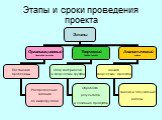 Этапы и сроки проведения проекта