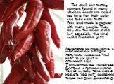 The small hot tasting peppers found in many Mexican foods are called red hots for their color and their fiery taste. Fast loud music is popular with many people. They may say the music is red hot, especially the kind called Dixieland jazz. Маленькие острые перцы в мексиканских блюдах получили назван