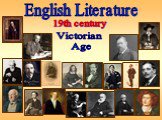 English Literature 19th century Victorian Age