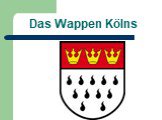 Das Wappen Kölns