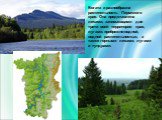 Богата и разнообразна растительность Пермского края. Она представлена лесами, занимающими две трети всей территории края, лугами, прибрежно-водной, водной растительностью, а также горными лесами, лугами и тундрами.