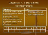 Задание 4. Установите соответствие