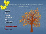 Clouds Tree _utumn No_ember Kit_ _eptember Autumn word L_ _ _ _ _