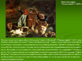 Первая самостоятельная работа Э.Делакруа "Данте и Вергилий" ("Ладья Данте", 1822, Лувр, Париж), написанная на сюжет "Божественной комедии", принесла ему широкую известность и заставила заговорить о рождении нового художника-романтика. Мощное эмоциональное воздействие эт
