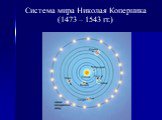 Система мира Николая Коперника (1473 – 1543 гг.)