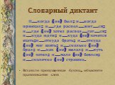 Словарный диктант. Н…когда (не) был; н…когда приехал; н…где распол…жит…ся; н…где (не) хотел распол…гат…ся; н…куда идти; н…куда (не) хочется ехать;н…откуда брать; н…откуда (не) мог взять; н…сколько (не) брал; н…как (не) желал; н…чуть (не) хотел; н…мало (не) боялся; н…сколечко (не) страшно. Вставьте п