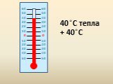 20 40 C тепла + 40 C