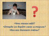 Что такое мёд? Откуда он берёт свою историю? Как его делают пчёлы? ?