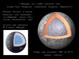 У Меркурия есть слабое магнитное поле, которое было обнаружено космическим аппаратом «Маринер-10». Высокая плотность и наличие магнитного поля показывают, что у Меркурия  должно быть  плотное металлическое ядро. На долю ядра приходится  80 % массы  Меркурия. Радиус ядра составляет 1800 км (75 % ради