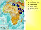 Элементы береговой линии Средиземное море Суэцкий канал Красное море Аденский залив Сомали (полуостров). 5