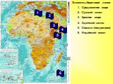 Элементы береговой линии Средиземное море Суэцкий канал Красное море Аденский залив Сомали (полуостров) Индийский океан. 6