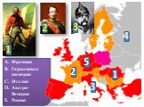 Франция Германская империя Италия Австро-Венгрия Россия. 1 3 5 4