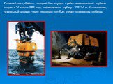 Японский зонд «Кайко», который был спущен в район максимальной глубины впадины 24 марта 1995 года, зафиксировал глубину 10 911,4 м. К сожалению, уникальный аппарат через несколько лет был утерян в океанских глубинах.