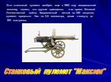Этот станковый пулемет изобрел еще в 1883 году американский инженер, однако, это оружие пригодилось и во время Великой Отечественной войны. Заправленный лентой на 250 патронов, пулемет прицельно бил на 2,5 километра, делая в минуту до 300 выстрелов. Станковый пулемет "Максим"