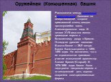 Расположена между Боровицкой и Комендантской башнями на северо-западной стороне кремлевской стены, сегодня протянувшейся вдоль Александровского сада. В начале XVII века она имела проездные ворота к Конюшенному двору в Кремле. Отсюда ее древнее название. Высота башни — 38,9 метра. Башня была выстроен