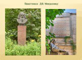 Памятники Д.И. Менделееву