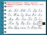 Какие письменные буквы русского алфавита изучаем сейчас? Что вы о них знаете?